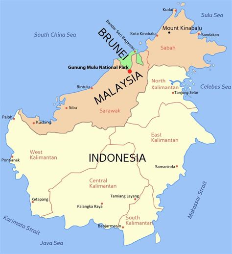 overview map  borneo  gm np   wikimedia commons  scientific