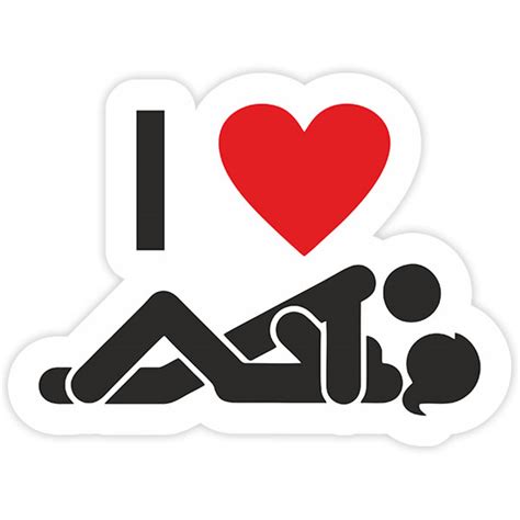 Sticker I Love Sex