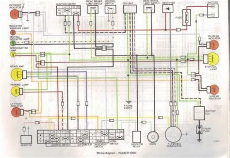 wiring diagram   motorcycle         modified