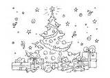 Coloring Christmas Kea Pages Tree sketch template