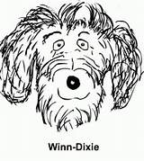 Winn Dixie Drawing sketch template