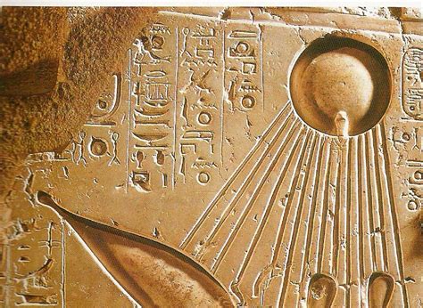 History And Culture Akhenaten S Aten Self Deification