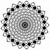 Mandala Mandalas Coloring Pages Squares Geometric Patterns Color Adults Justcolor Tattoo Kids Harmony Composed Little Pattern Adult Designs Inca Flower sketch template