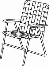 Chair Coloring Lawn Beach Drawing Pages Folding Clipart Chairs Lawnchair Camping Outdoor Color Cliparts Furniture Getcolorings Printable Iron Getdrawings Garden sketch template