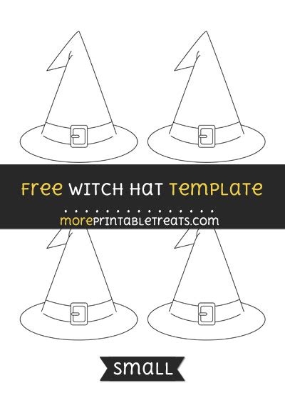 witch hat template small