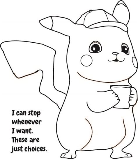detective pikachu coloring pages coloring pages