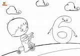Babytv Numbers sketch template