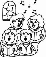 Choir Wecoloringpage sketch template