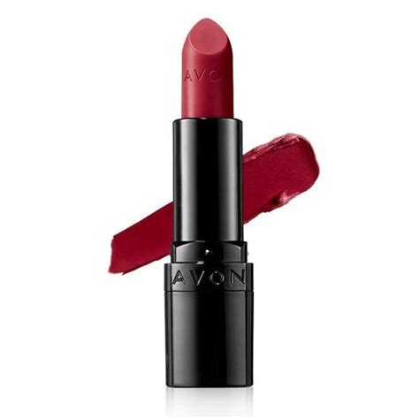Avon True Color Perfectly Matte Lipstick Red Supreme Shine Free Ebay