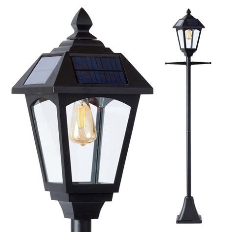 solar victoriana lamp post