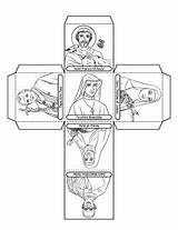 Francis Brother Coloring Pages Catholic Faith Education Arc Joan Saint sketch template