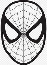 Spider Spiderman Mask Cliparts sketch template