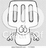 Mascot Spatula Outlined Cory Thoman sketch template
