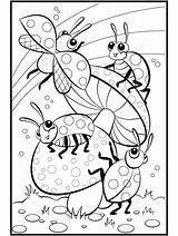 Ladybug Crayola sketch template