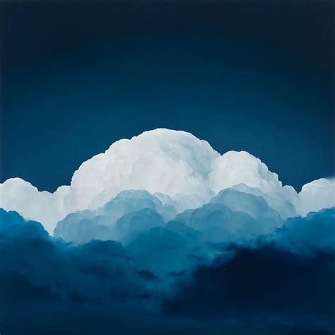 ian fishers paintings  clouds  surprisingly lifelike