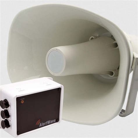 vns  wireless outdoor horn speaker  voice paging applications