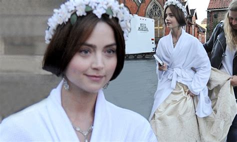 Jenna Coleman Heads To The Altar As She Films Queen