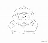 Cartman Eric Coloring Pages Line Template sketch template