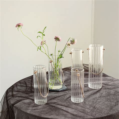 现代简约北欧客厅插花玻璃花瓶摆件鲜花干花装饰摆件花瓶ins轻奢 阿里巴巴