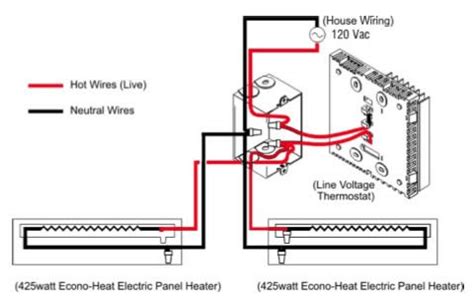 baseboard heater thermostat wiring diagram wiring site resource
