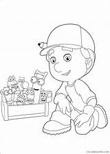 Coloring4free Manny Handy Coloring Printable Pages Related Posts sketch template