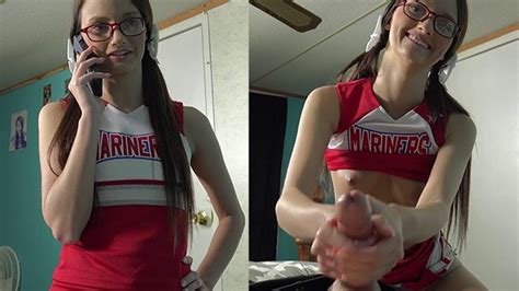 Farrah Valentine Cheerleader Wants Brother To Take Her To Practice