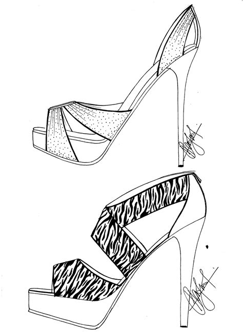 Hafiz S Fashion Sketching High Heels Sketches