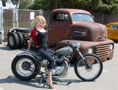 41 Best Rat Rod Motorcycles Girls Images On Pinterest