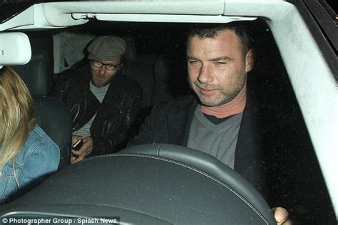 Liev Schreiber Parties In Hollywood While Naomi Watts