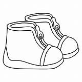 Shoes Coloring Pages Baby Kids Printable Getcoloringpages Gif Nike Basketball sketch template