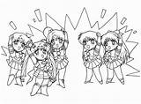 Sailor Moon Coloring Sailormoon Cute Pages Small Printable Books Print sketch template