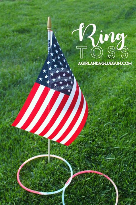 4th Of July Ring Toss Sugar Bee Crafts