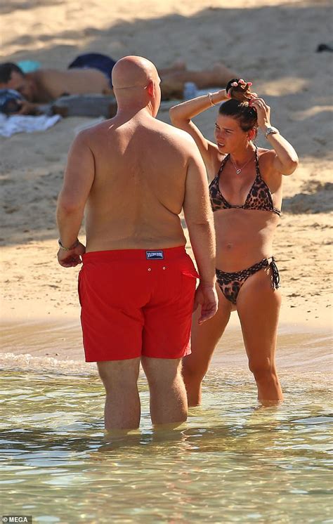 darts champion michael van gerwen  ibiza   stunning bikini clad wife daphne daily