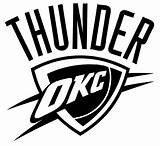 Coloring Thunder Pages Oklahoma City Basketball Nba Sports Trending Days Last sketch template