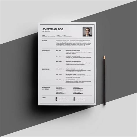 page resume templates  fill