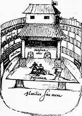 Theatre Globe Theater Drawing Getdrawings sketch template