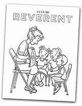 Coloring Pages Reverence Lesson Ayearoffhe Sheets Lds sketch template