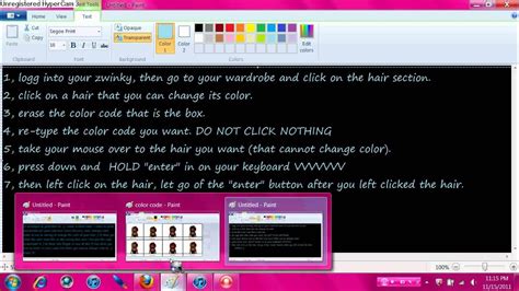 hair color codes youtube