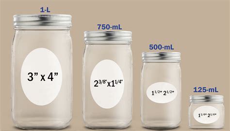 canning labels  canadian mason jar sizes avery blog