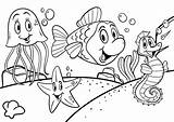 Unterwasserwelt Wasser Tiere Malvorlage Wassertiere Malvorlagen Unterwasser Lembaran Fische Mewarna Laut Hidupan Haiwan Kerja Liar Kanak sketch template