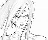 Erza Moody sketch template