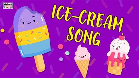 ice cream song rhymes  beginners youtube