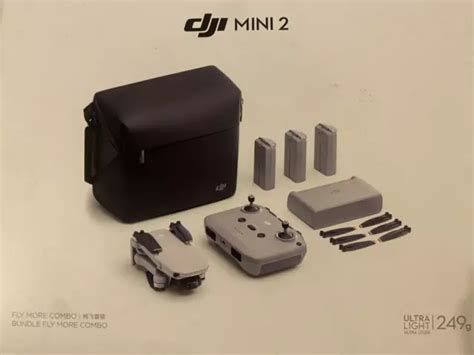 dji mini  fly  combo camera drone remote open box  picclick