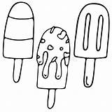 Popsicle Doodle Refreshing Syrup Sprinkles Popsicles sketch template