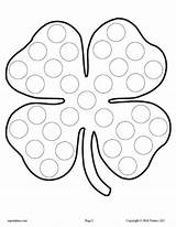 Coloring Pages Dot St Patrick Shamrock Kids Preschool Printables Do March Activities Patricks Printable Crafts Markers Dots Worksheets Template Colouring sketch template