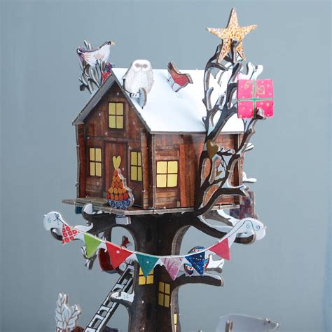 festive treehouse advent calendar  penelopetom notonthehighstreetcom