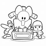 Pocoyo Coloring Para Colorear Pages Clipart Elly Pdf Printable Comments sketch template