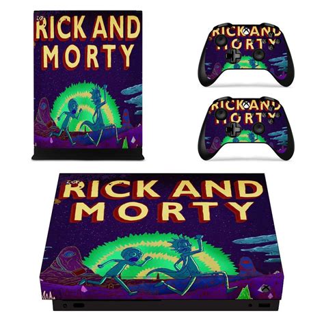 Rick And Morty Skin Decal For Xbox One X Console And Controllers