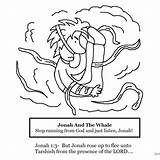 Whale Jonah Praying sketch template
