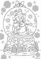 Joy Globes Ausmalen Snowman Erwachsene Schneekugel Kostenlose Favoreads Colors Malbuch Workshop Santa Basteln Stocking Ornaments Colorat Ausmalbild Snowmen Wenn Weihnachtsmann sketch template